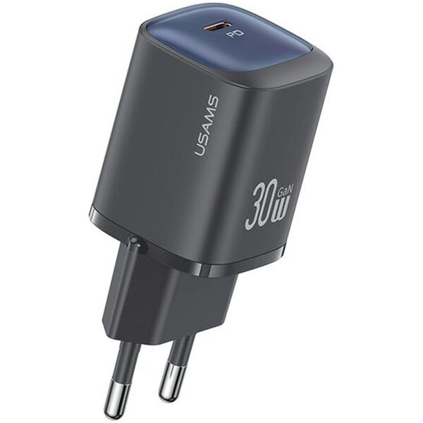 Ładowarka Usams USAMS Ład. siec. CC251 30W GaN USB-C Fast Charging HC Series czarny/black CC251TC01