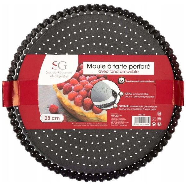 5five Forma do pieczenia tarty, quiche, Ø 28 cm, metalowa