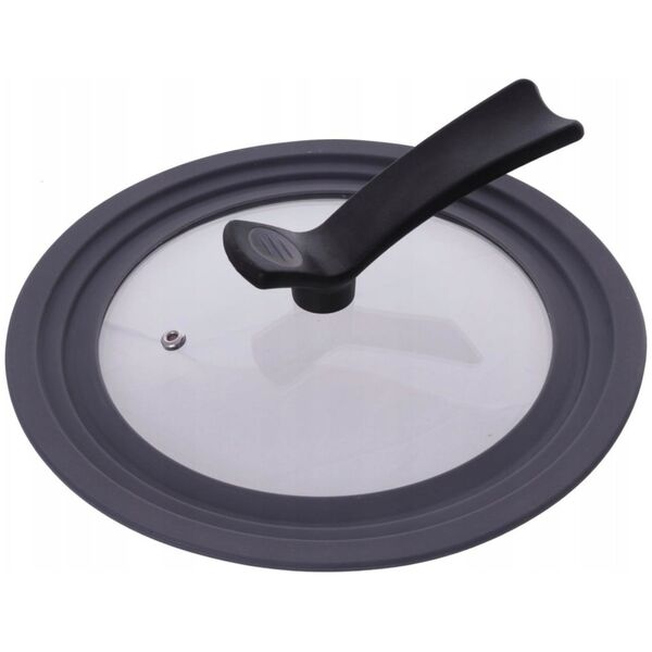 Secret de Gourmet Szklana pokrywka do słoików z rączką, uchwytem, 24-28 cm