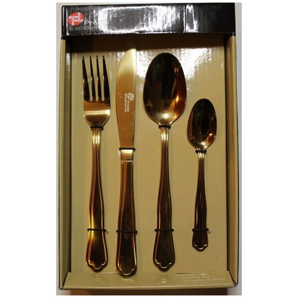 Secret de Gourmet Zestaw sztućców ze stali nierdzewnej MODERN, 24 sztuki