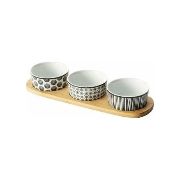 Secret de Gourmet Miseczki na przekąski BOHEMIA, porcelana, 3 sztuki