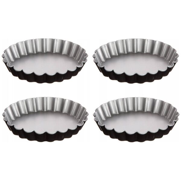 5five Foremki do tartaletek metalowe Ø 12 cm, 4 szt.