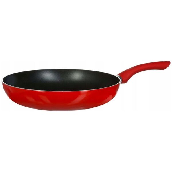 Patelnia Secret de Gourmet Patelnia emaliowana, aluminiowa, kolor czerwony, ⌀28 cm