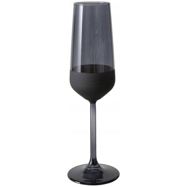 Boltze Kieliszek do szampana czarny MOLUNA, 195 ml