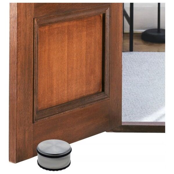 Excellent Houseware Stoper do drzwi stalowy 11,5x5 cm