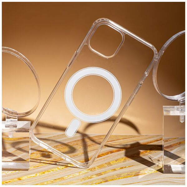 Anti Shock 1,5 mm Mag case for iPhone 13 Pro 6,1&quot; transparent big hole 5907457789999