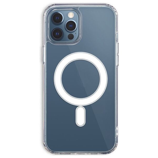 Anti Shock 1,5 mm Mag case for iPhone 13 6,1&quot; transparent big hole 5907457789906