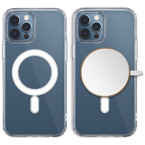 Anti Shock 1,5 mm Mag case for iPhone 14 Pro Max 6,7&quot; transparent big hole 5907457789944