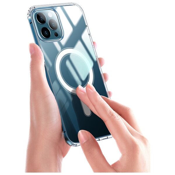 Anti Shock 1,5 mm Mag case for iPhone 13 Pro Max 6,7&quot; transparent big hole 5907457789982