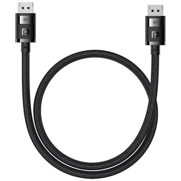 Baseus Καλώδιο DP 8K σε DP 8K High Definition 2m Μαύρο (B00633706111-02) (BASB00633706111-02) έως 12 άτοκες Δόσεις