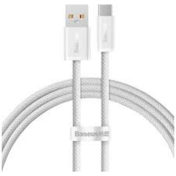 Baseus Καλώδιο USB σε USB-C Dynamic Series 100W 1m Λευκό (CALD000602) (BASCALD000602) έως 12 άτοκες Δόσεις