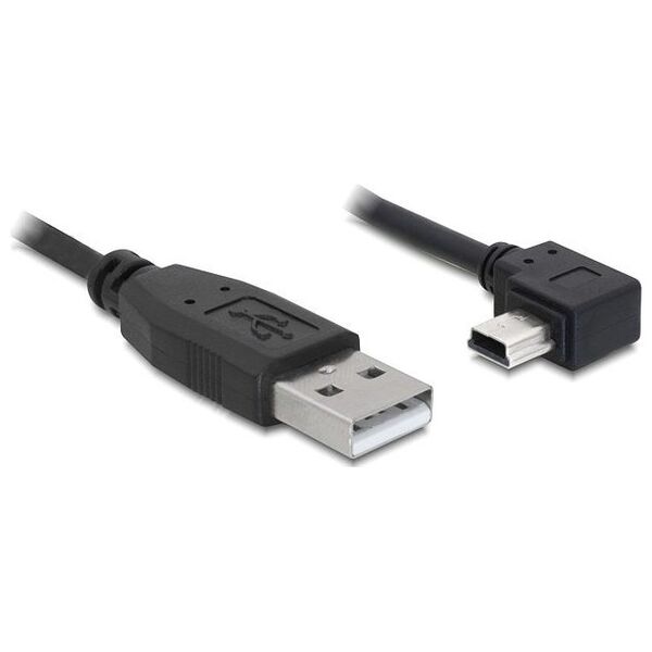 Kabel USB Delock USB-A - microUSB 5 m Czarny (82684)
