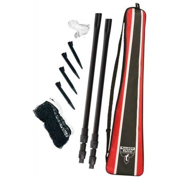 Talbot Torro Siatka do badmintona Net Post czarno-biała (STB0204)