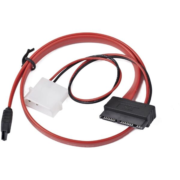 Gembird Micro SATA, 0.7m, Czerwony (CC-MSATA-001)