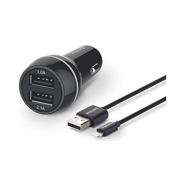 Ładowarka Philips 2x USB-A 3.1 A  (DLP2357V/10)