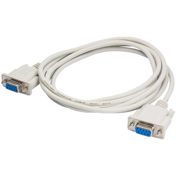 Akyga DB-9 - DB-9, 2m, Szary (AK-CO-04)