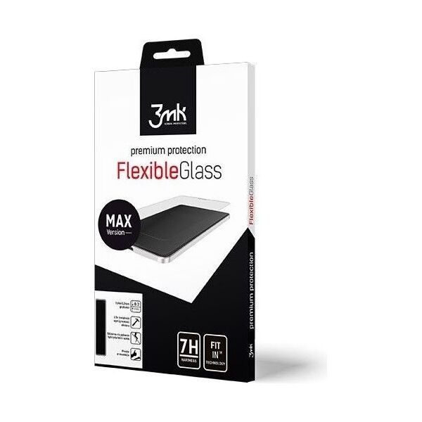 3MK Szkło hartowane 3MK Flexible glass Max IPHONE 7/8 czarne