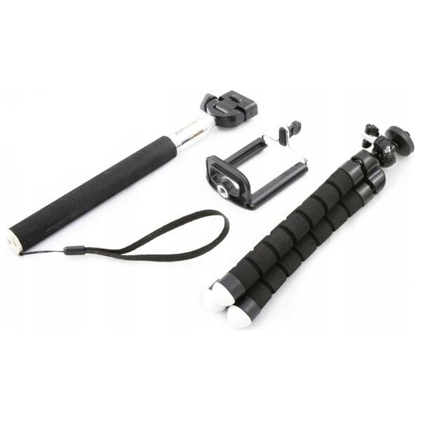 Selfie stick Xrec SB3044 3w1 czarny