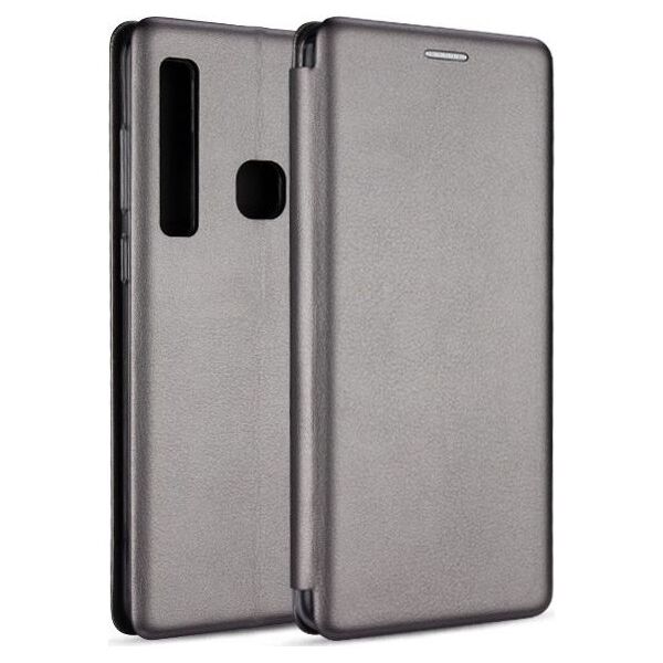 Etui Book Magnetic iPhone Xs Max stalowy /steel