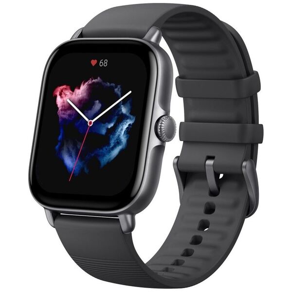 Smartwatch Amazfit GTS 3 Czarny  (W2035OVN)