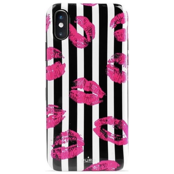 Puro Puro Glam Miami Stripes - Etui Iphone Xs / X (kiss)