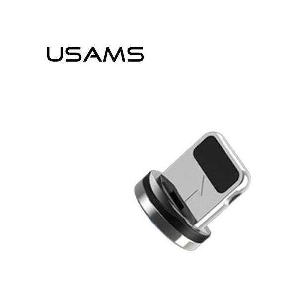 Usams USAMS Adapter magnetyczny lightning bulk srebrny/silver SJ157USBT (US-SJ157)