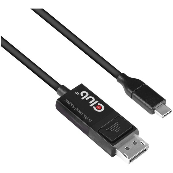 Kabel USB Club 3D USB-C - DisplayPort 1.8 m Czarny (CAC-1557)