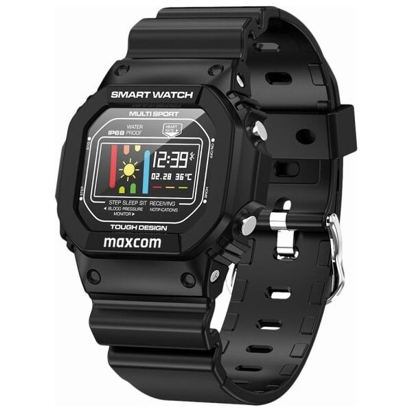 Zegarek sportowy Maxcom FW22 Czarny  (MAXCOMFW22BLACK)