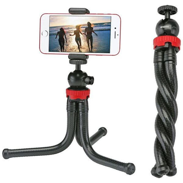 Selfie stick Tripod Flexible Black