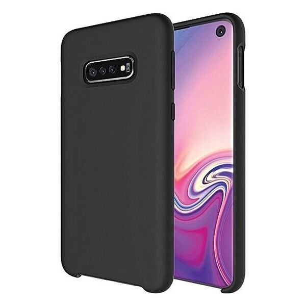 Etui Silicone Samsung S10 Plus G975 czarny/black