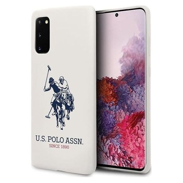 U.S. Polo Assn US Polo USHCS62SLHRWH S20 G980 biały/white Silicone Collection