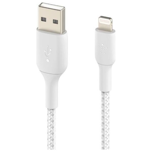 Kabel USB Belkin USB-A - Lightning 2 m Biały (CAA002bt2MWH)