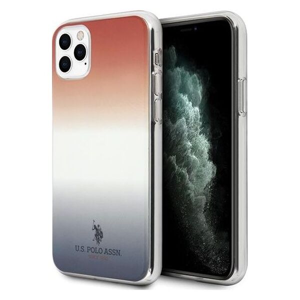 U.S. Polo Assn US Polo USHCN58TRDGRB iPhone 11 Pro czerwono-niebieski/blue&red Gradient Pattern Collection