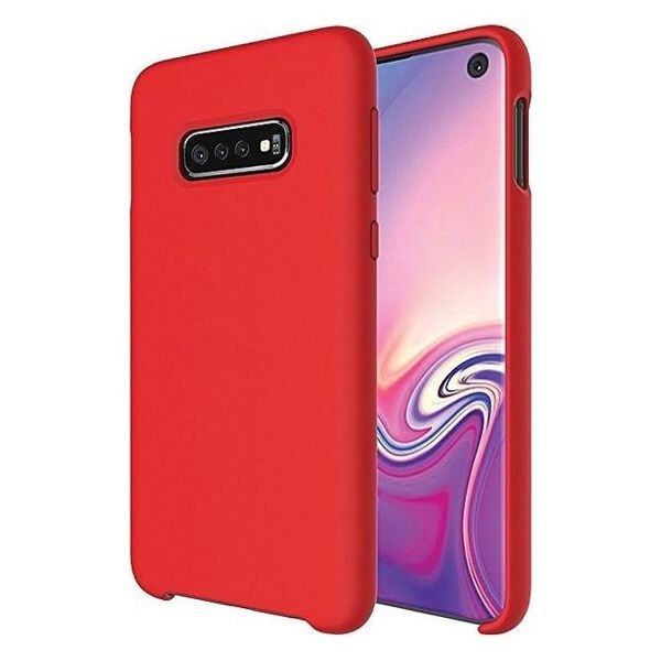 Etui Silicone Samsung A41 A415 czerwony /red