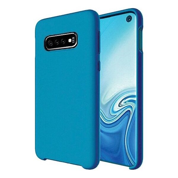 Etui Silicone Samsung A20s A207 niebie ski/blue
