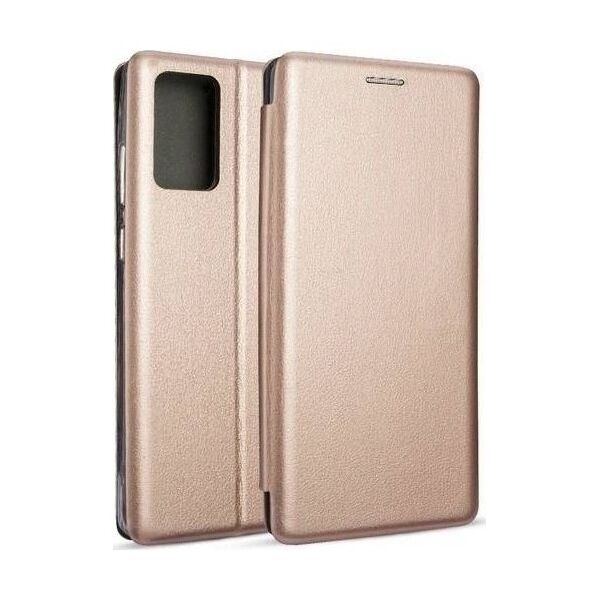 Etui Book Magnetic Samsung Note 20 N980 różowo-złoty/rose gold