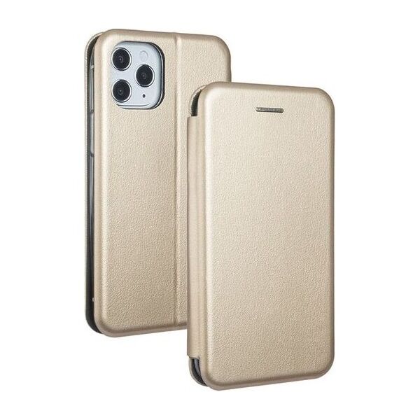 Etui Book Magnetic iPhone 12 5,4" złoty/gold