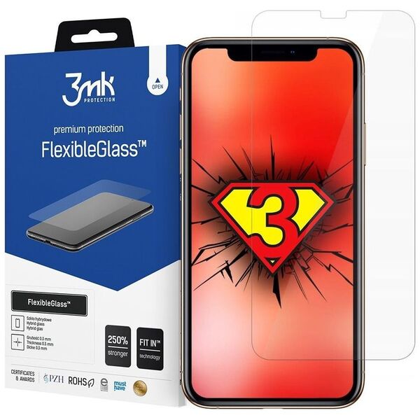 3MK SZKŁO HYBRYDOWE 3MK FLEXIBLE GLASS IPHONE 12 PRO MAX