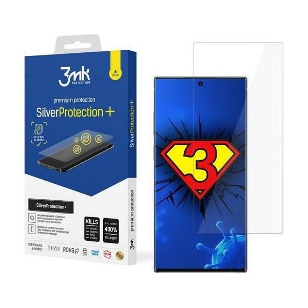 3MK 3MK Silver Protect+ Sam N975 Note 10 Plus, Folia Antymikrobowa montowana na mokro