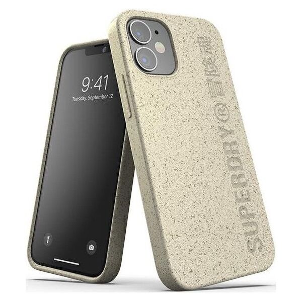 Dr Nona SuperDry Snap iPhone 12 mini Compostable Case piaskowy/sand 42623