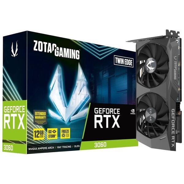 Karta graficzna Zotac GeForce RTX 3060 Twin Edge 12GB GDDR6 (ZT-A30600E-10M)