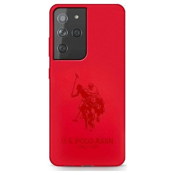 US POLO US Polo USHCS21LSLHRTRE S21 Ultra G998 czerwony/red Silicone On Tone