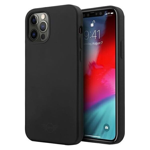 Mini Mini MIHCP12LSLTBK iPhone 12 Pro Max 6,7" czarny/black hard case Silicone Tone On Tone