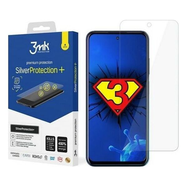 3MK 3MK Silver Protect+ HTC Desire 21 Pro 5G Folia Antymikrobowa montowana na mokro