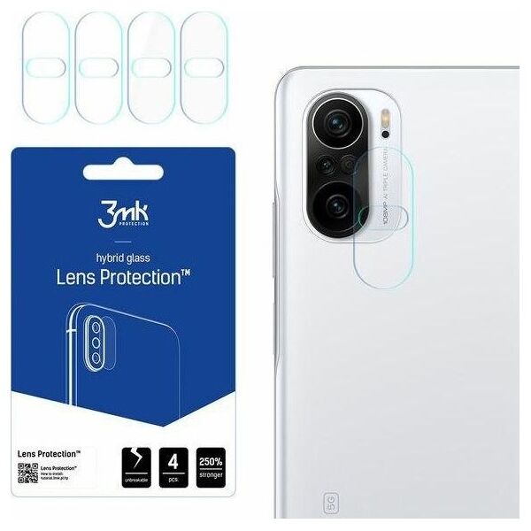 3MK Szkło hybrydowe na obiektyw aparatu 3MK Lens Protection Xiaomi Mi 11i 5G [4 PACK]