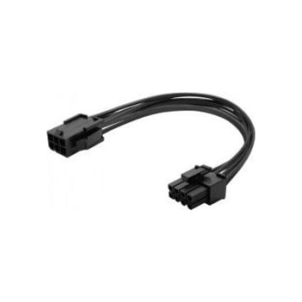 Savio PCIe 6-pin - PCIe 8-pin, 0.15m, Czarny (SAVIO AK-49)