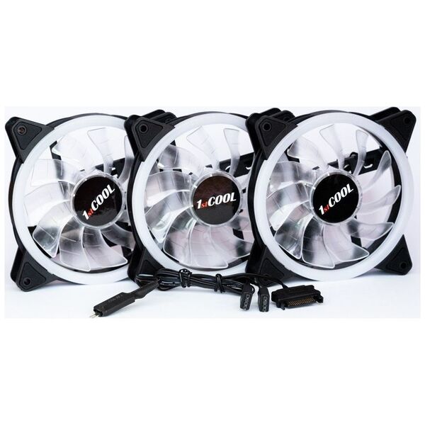 Wentylator 1stCOOL AURA EVO F12 ARGB 3-pack (KIT-AURA-EVO-1)