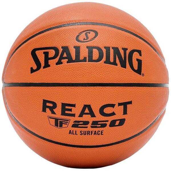 Spalding Piłka do koszykówki koszykowa Spalding React TF-250 brązowa 76802Z 6