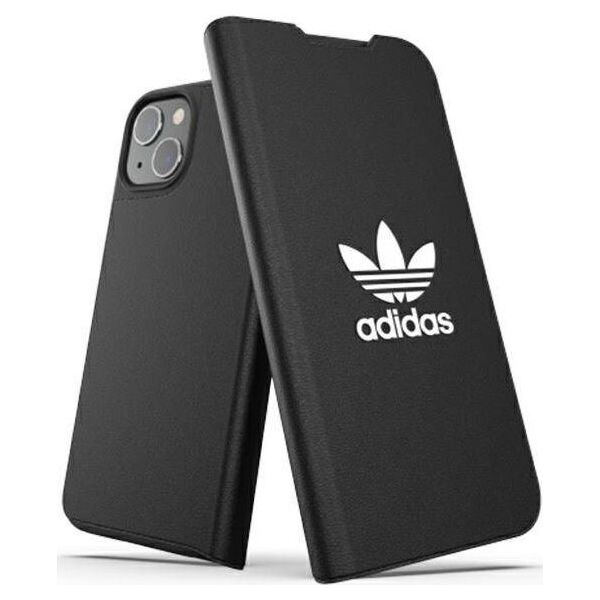 Adidas Adidas OR Booklet Case BASIC iPhone 13 6,1" czarno biały/black white 47086