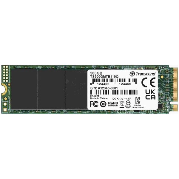 Dysk SSD Transcend 110Q 500GB M.2 2280 PCI-E x4 Gen3 NVMe (TS500GMTE110Q)